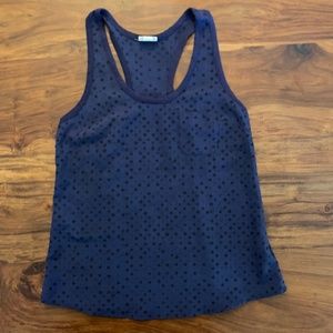 CONVERSE ONE STAR Navy‎ Blue Stars Tank Top Sz XS